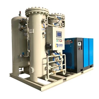Penjana Oksigen PSA Perindustrian Mencapai 99.999% Ketulenan Nitrogen